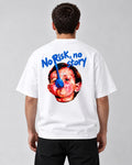 T-shirt Spoon Kid blanc NO TIME, vue de dos avec le print