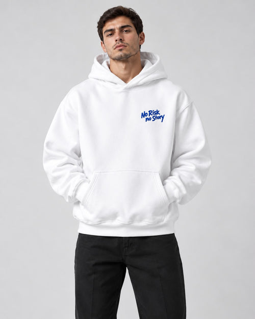HOODIE MONEY TALKS — BLANC