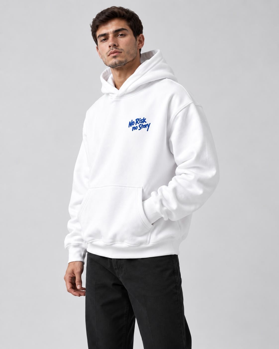 HOODIE MONEY TALKS — BLANC