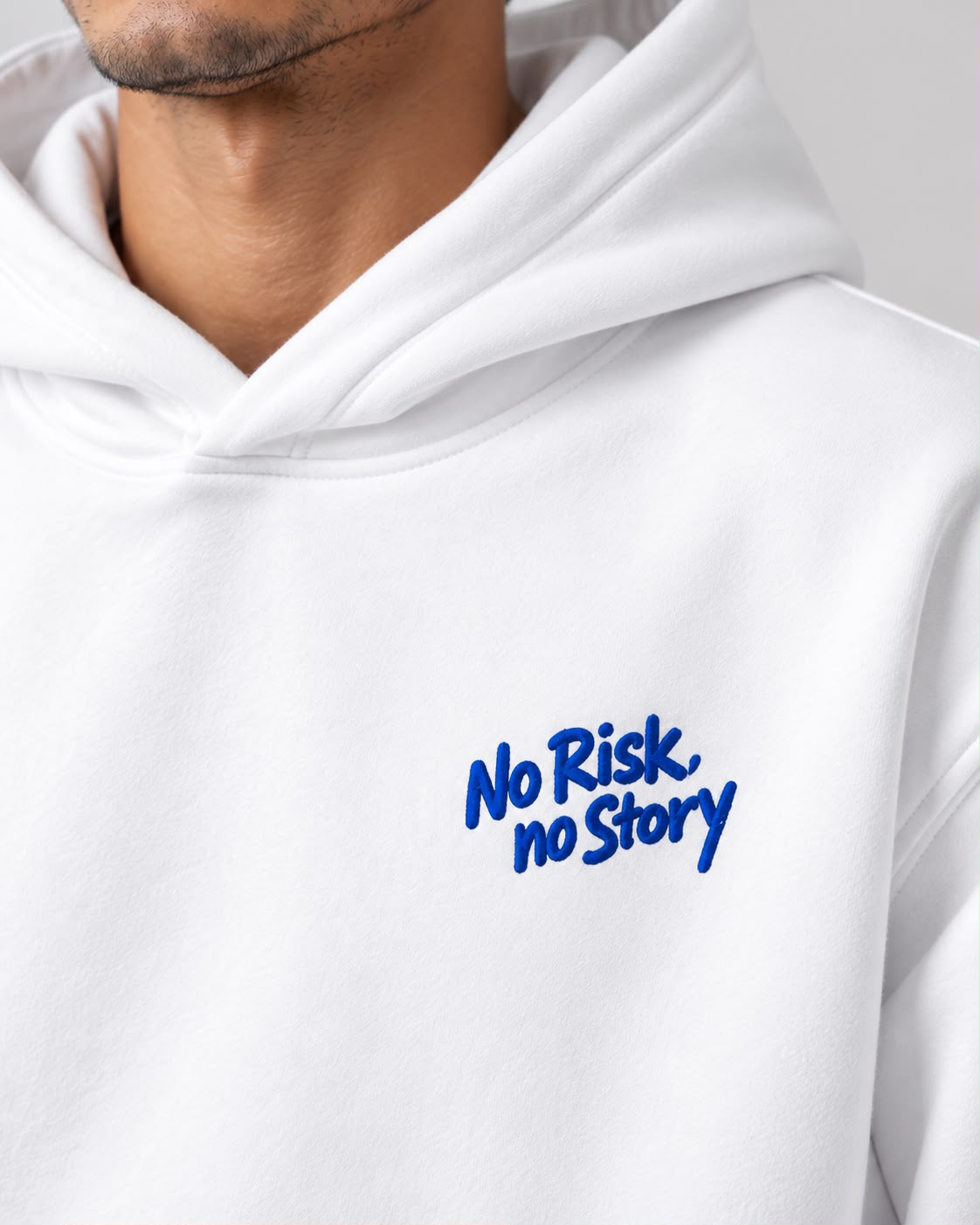 HOODIE MONEY TALKS — BLANC