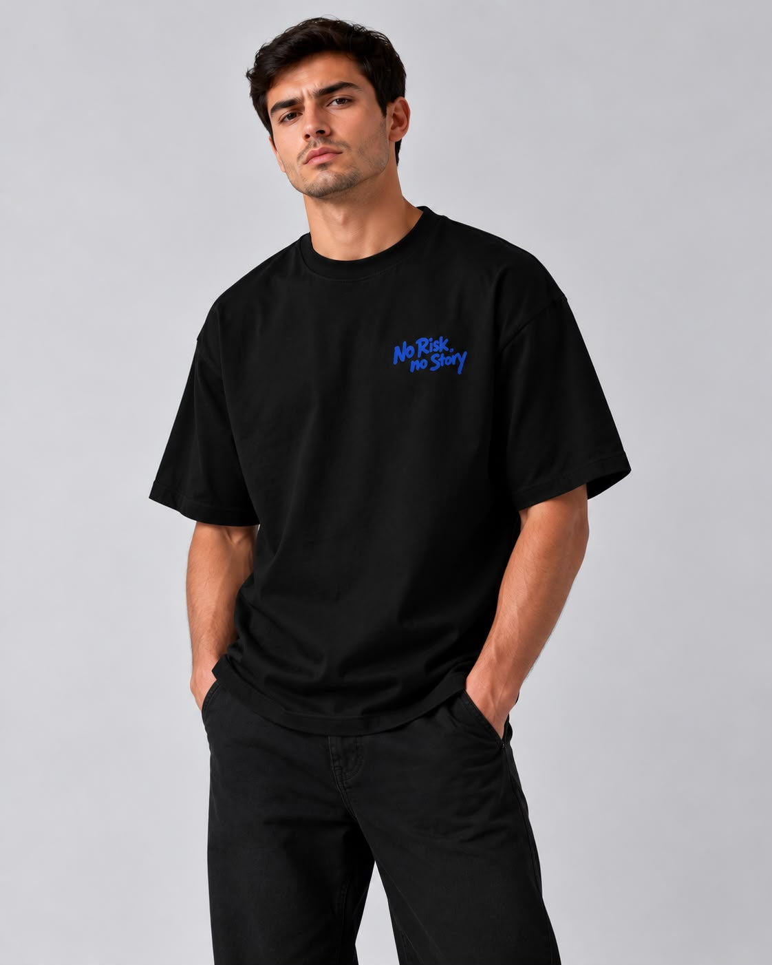 T-SHIRT MONEY TALKS — NOIR