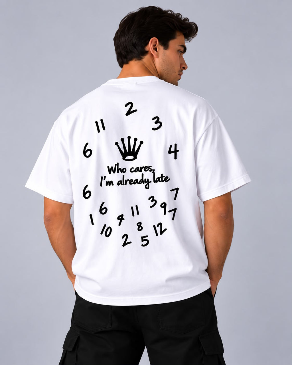 T-SHIRT ALREADY LATE — BLANC