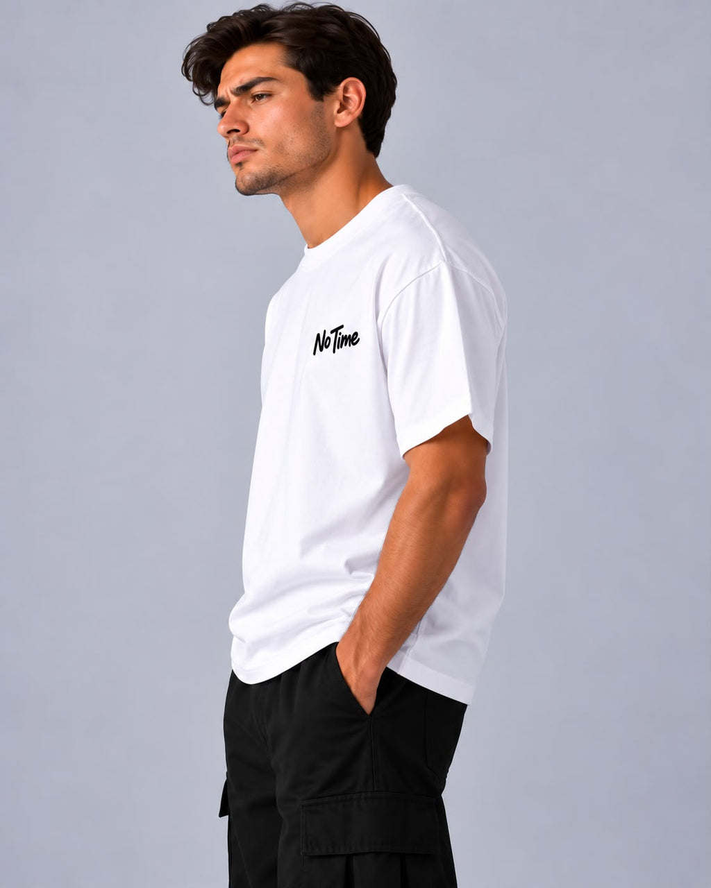 T-SHIRT ALREADY LATE — BLANC