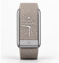 Bracelet NO TIME Already Late taupe compatible WHOOP, vue de face